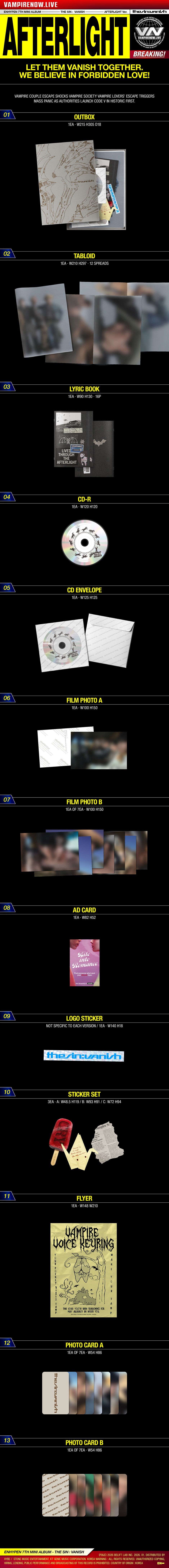 ENHYPEN - 7th Mini Album *THE SIN : VANISH*