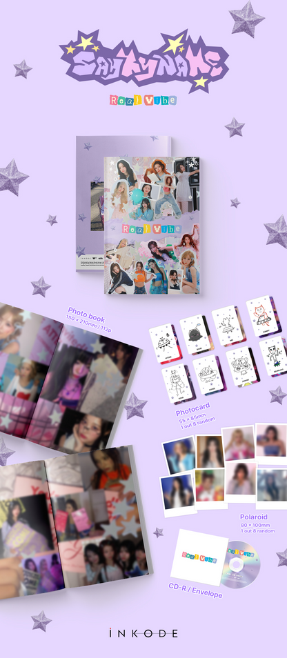 [PRE-ORDER] SAY MY NAME - 3rd EP Album &Our Vibe (Real Vibe Ver.)