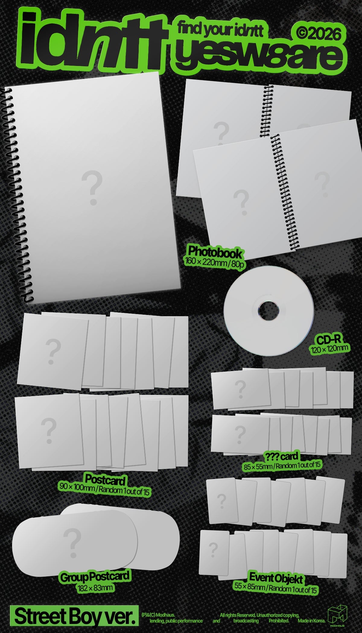 idntt - Mini Album yesweare