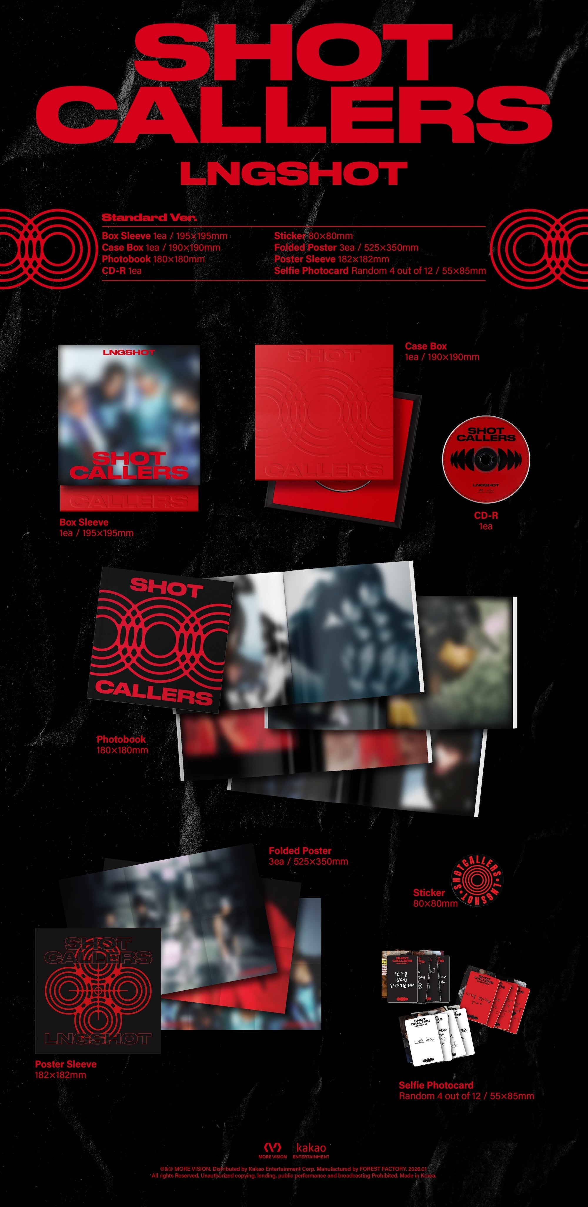 LNGSHOT - EP *SHOT CALLERS* (Standard Ver.)
