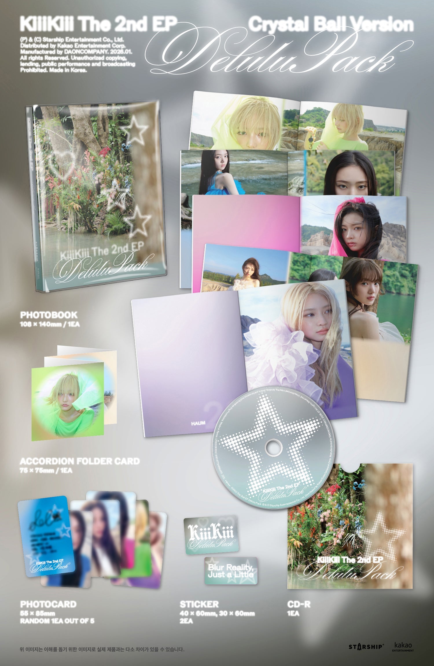 KiiiKiii - 2nd EP *Delulu Pack* (Crystal Ball Ver.)