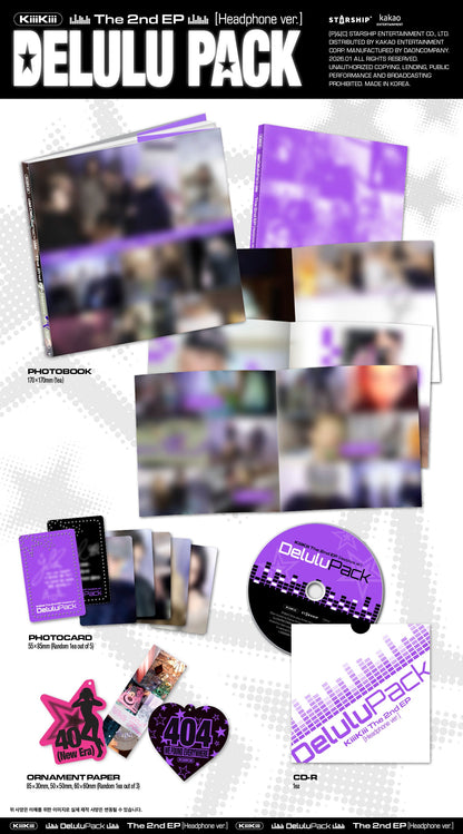 KiiiKiii - 2nd EP *Delulu Pack* (Headphone Ver.)