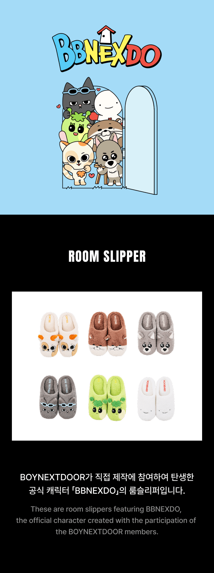 BOYNEXTDOOR - [BBNEXDO] Room Slipper