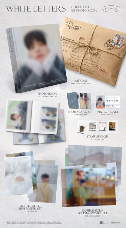 CHUEI LI YU - WHITE LETTERS (1st Photo Book) FROM Ver.