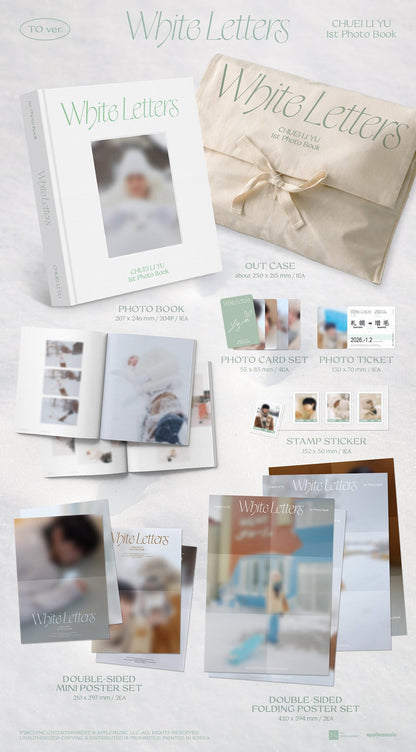 CHUEI LI YU - WHITE LETTERS (1st Photo Book) TO Ver.