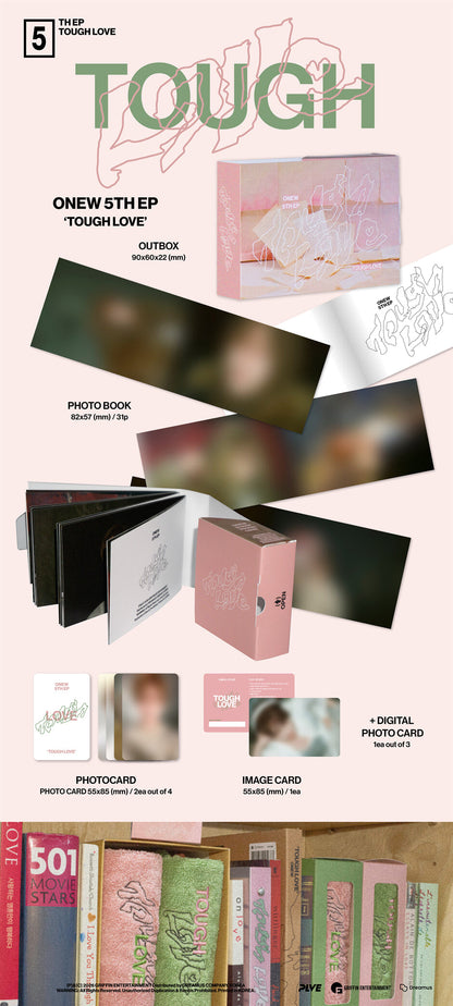 ONEW - TOUGH LOVE (5th Mini Album) POCKET BOOK Ver.