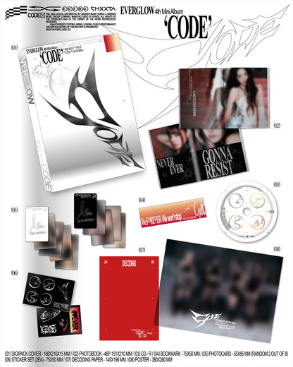 EVERGLOW - CODE (4th Mini Album) (Photobook Version)