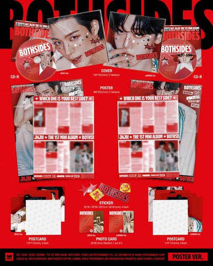 NCT JNJM - BOTH SIDES (1st Mini Album) (Poster Version)