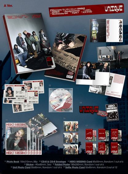 P1Harmony - UNIQUE (9th Mini Album) Photobook Ver.