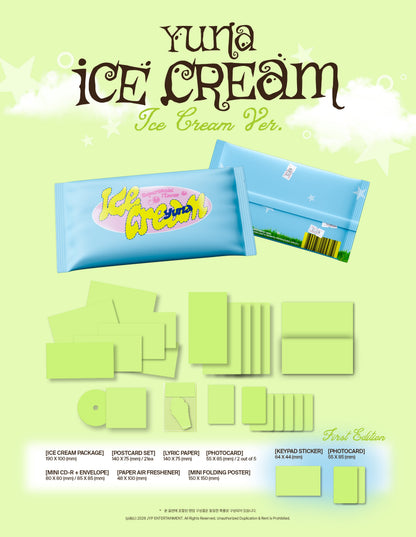 YUNA - Ice Cream (1st Mini Album) Ice Cream Ver.