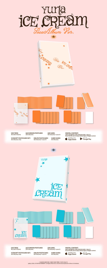 YUNA - Ice Cream (1st Mini Album) POCA Album Ver.