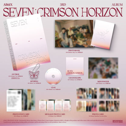 AB6IX - SEVEN : CRIMSON HORIZON (3rd Album) Photobook Ver.