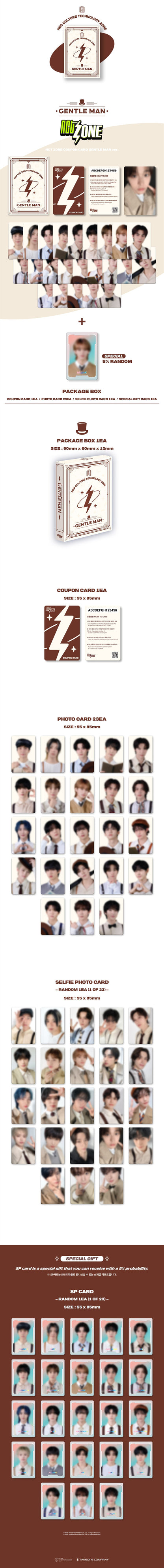 NCT - NCT ZONE Coupon Card (Gentle Man Ver.)