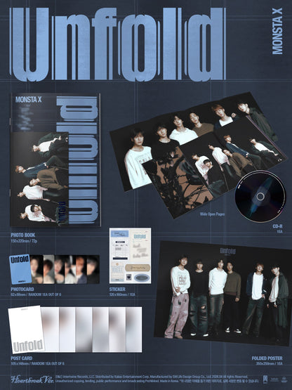 MONSTA X - Unfold (3rd Full Album)