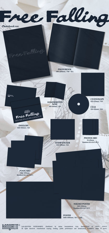 KANGMIN - Free Falling (1st Single Album) Photobook Ver.