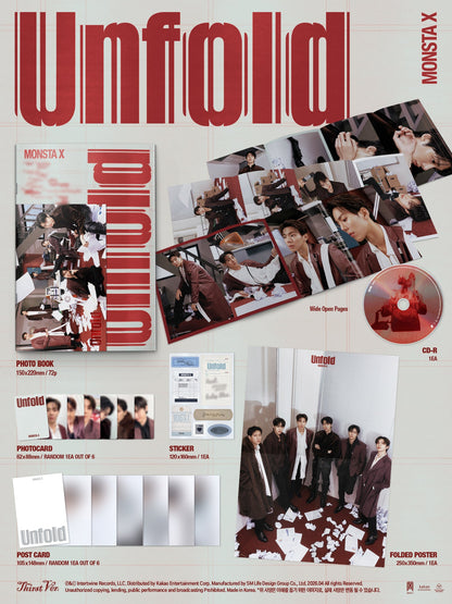 MONSTA X - Unfold (3rd Full Album)