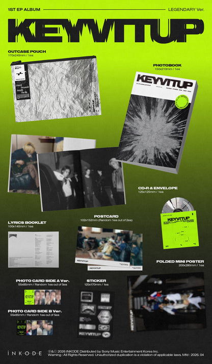 KEYVITUP - 1st EP Album KEYVITUP
