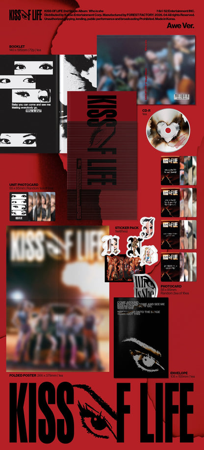 KISS OF LIFE - Who Is She (2nd Single Album) Awe Ver.