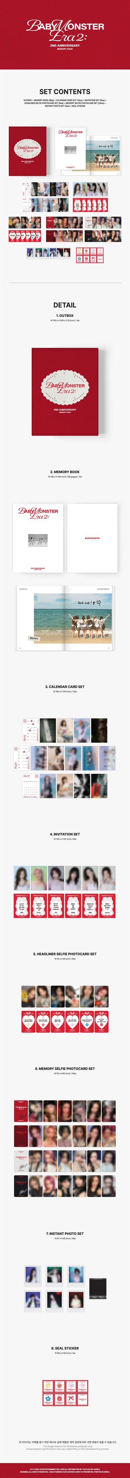 BABYMONSTER - ERA II 2nd Anniversary Memory Pack