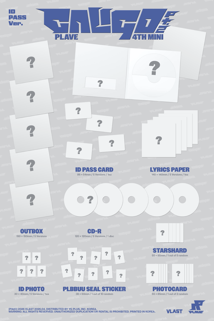 PLAVE - Caligo Pt.2 (4th Mini Album PocaAlbum Ver.)