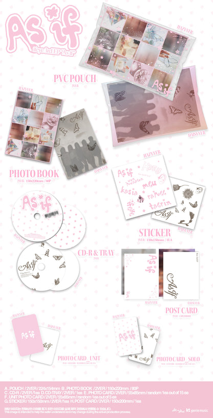 ifeye - As If (3rd EP) (Photobook Ver.) (Random Ver.)