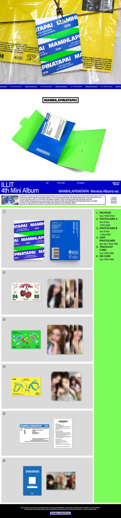 ILLIT - MAMIHLAPINATAPAI (4th Mini Album) (Weverse Albums Ver.)