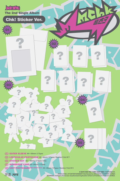 NEXZ - Mmchk (2nd Single Album) (Sticker Ver.)
