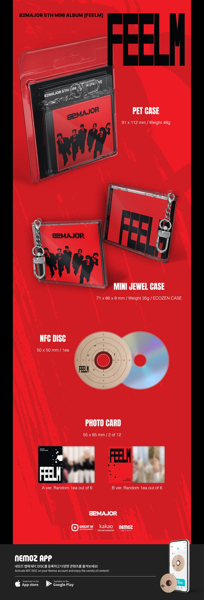 82MAJOR - FEELM (5th Mini Album) (Keyring Ver.)