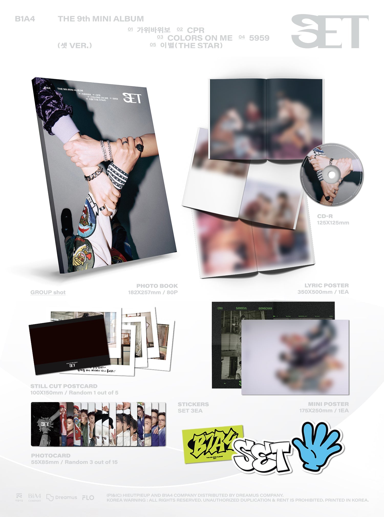 B1A4 - SET (9th Mini Album)