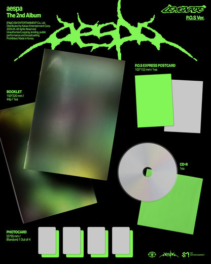 (Pre-Order) aespa - LEMONADE (2nd Album) (P.O.S Ver.)