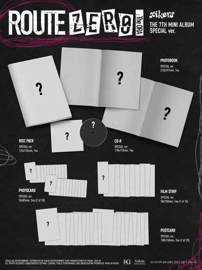(Pre-Order) xikers - ROUTE ZERO: The ORA (7th Mini Album) (Special Ver.)