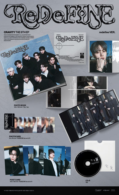 CRAVITY - ReDeFINE (8th Mini Album) redefine Ver.