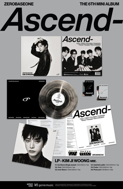 ZEROBASEONE - Ascend (6th Mini Album) LP (Random Ver.)