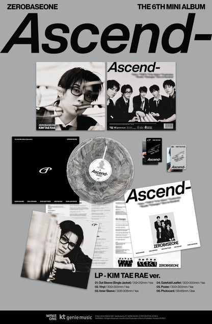 ZEROBASEONE - Ascend (6th Mini Album) LP (Random Ver.)