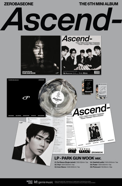 ZEROBASEONE - Ascend (6th Mini Album) LP (Random Ver.)