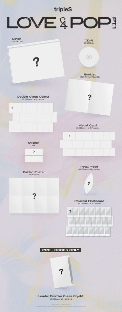 [PRE-ORDER] tripleS - LOVE&POP pt.1