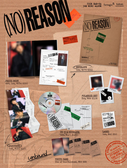 YOON SAN HA - NO REASON (3rd Mini Album)
