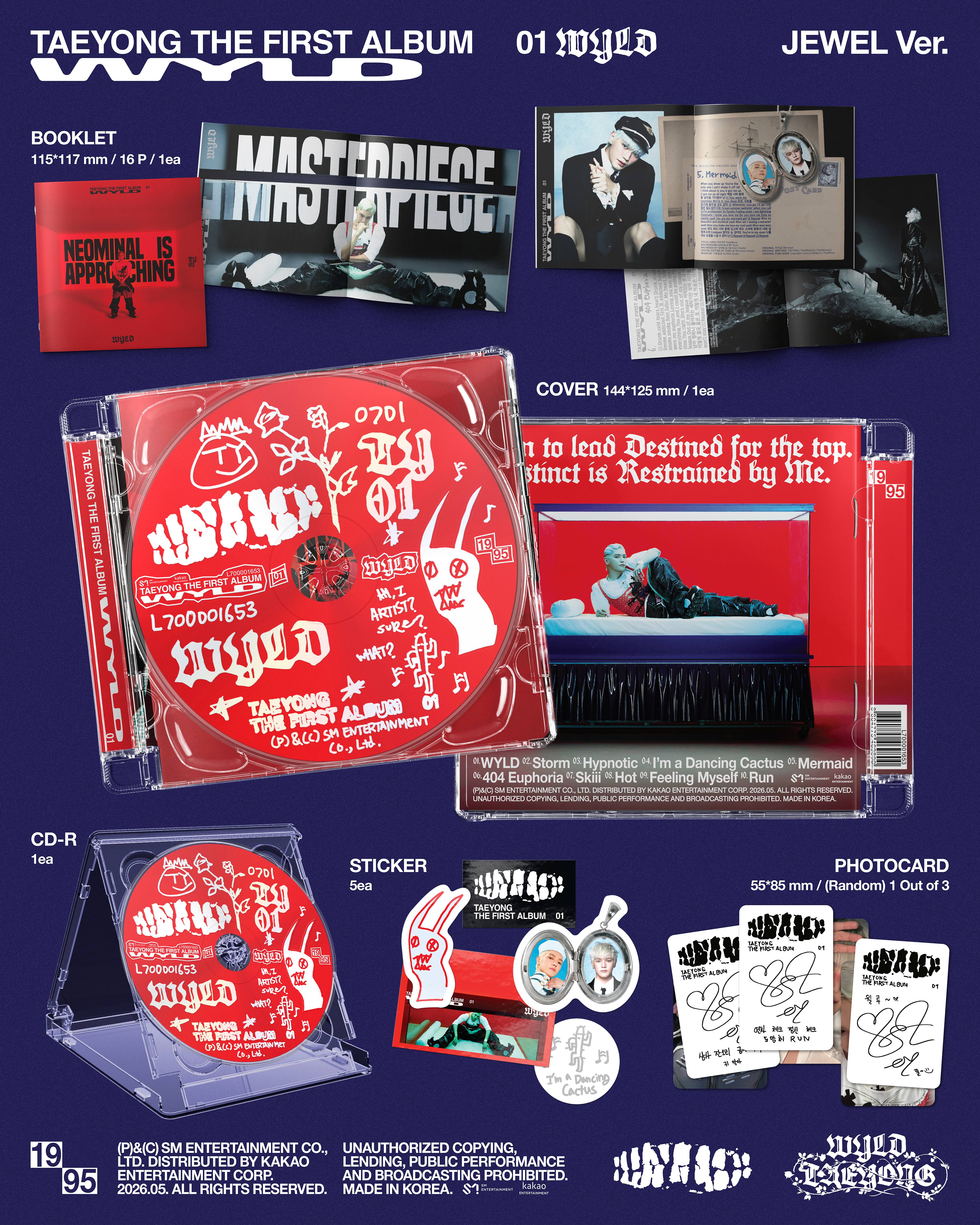 TAEYONG - WYLD (1st Album) Jewel Ver.