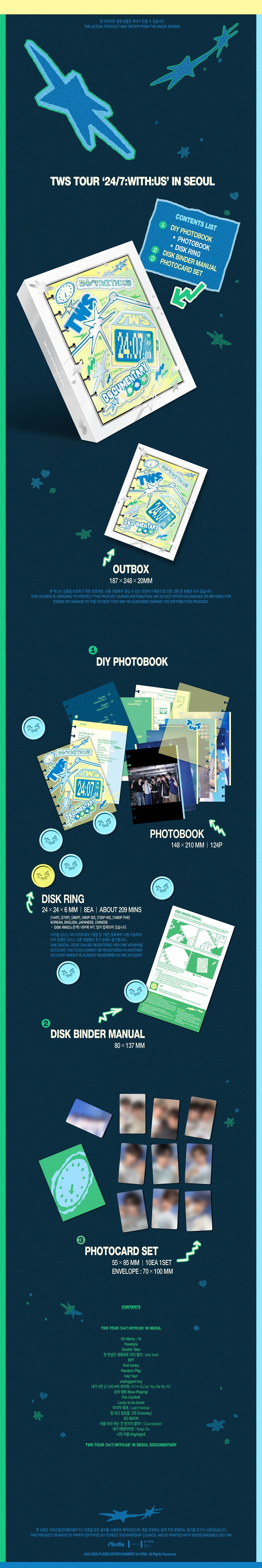 TWS - TWS TOUR '24/7:WITH:US' in Seoul + Index Set