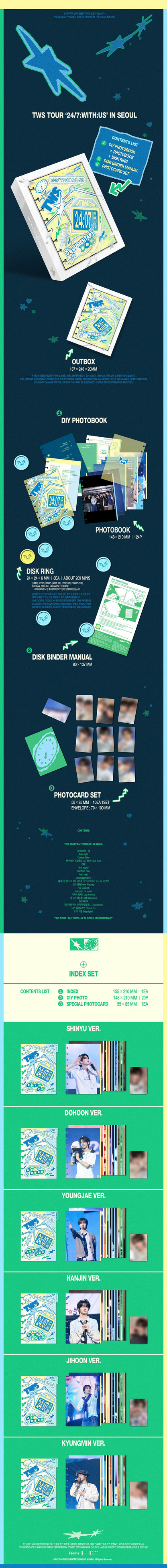 TWS - TWS TOUR '24/7:WITH:US' in Seoul + Index Set