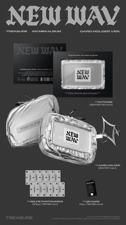 [PRE-ORDER] TREASURE - NEW WAV (4th Mini Album) Card Holder Ver.