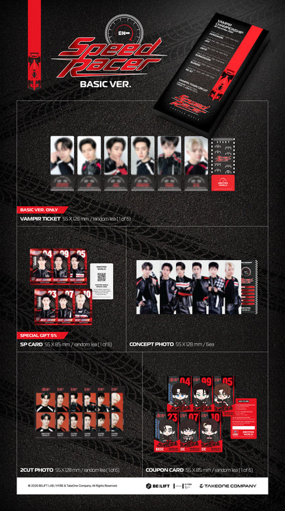 ENHYPEN - World Coupon Card Collection (SPEED RACER) Basic Ver.