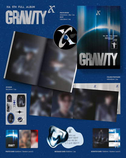 [PRE-ORDER] XIA - GRAVITY (5th Full Album)