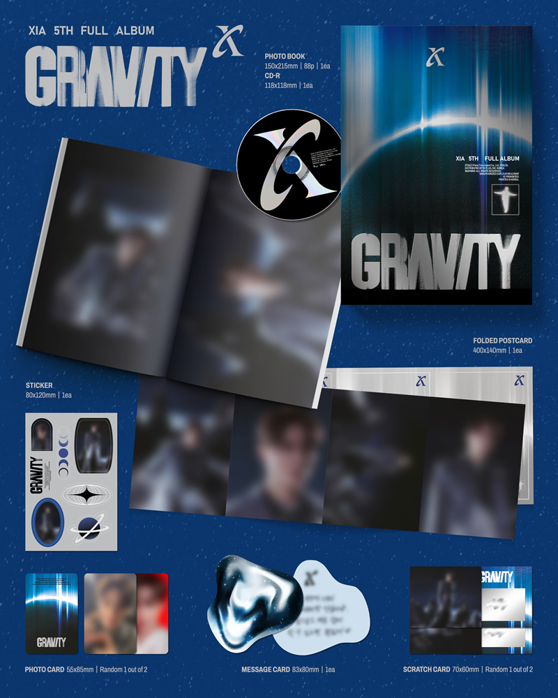 [PRE-ORDER] XIA - GRAVITY (5th Full Album)