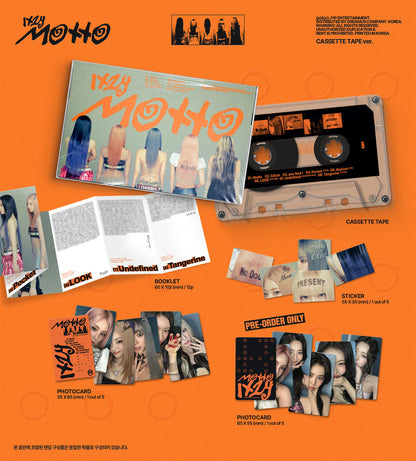[PRE-ORDER] ITZY - Motto (12th Mini Album) Cassette Tape Ver.