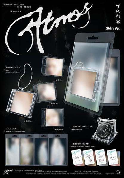 SHINee - Atmos (6th Mini Album) SMini Ver. (Random Ver.)
