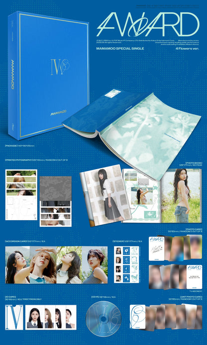 [PRE-ORDER] MAMAMOO - 4WARD (Special Single) 4 Flowers Ver.