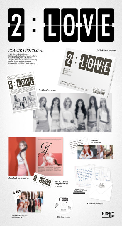 [PRE-ORDER] STAYC - 2:LOVE (6th Single Album)