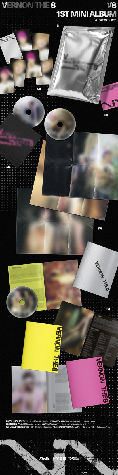 [PRE-ORDER] V8 (SEVENTEEN) - V8 (1st Mini Album) Compact Ver.