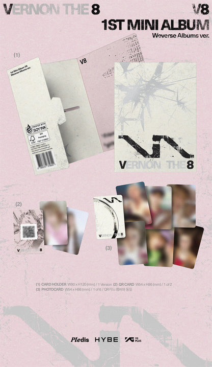 [PRE-ORDER] V8 (SEVENTEEN) - V8 (1st Mini Album) Weverse Albums Ver.